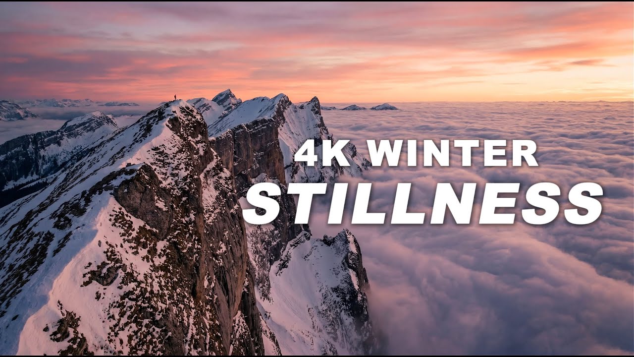 Winter Stillness 🏔️ 4K Winter Ambience for Sleep, Study & Deep Focus | Stillness Soundscape.