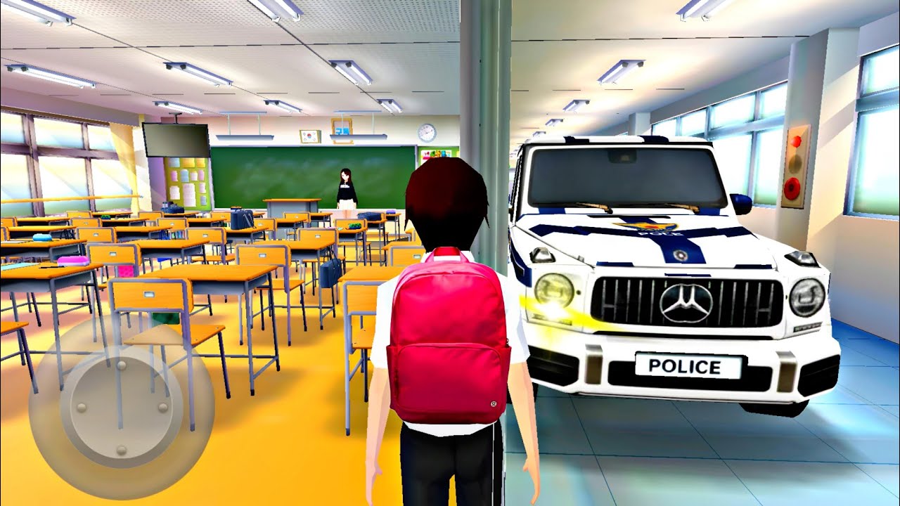 New Mercedes Police Car Driving in School - 3D Driving Class - Android Gameplay