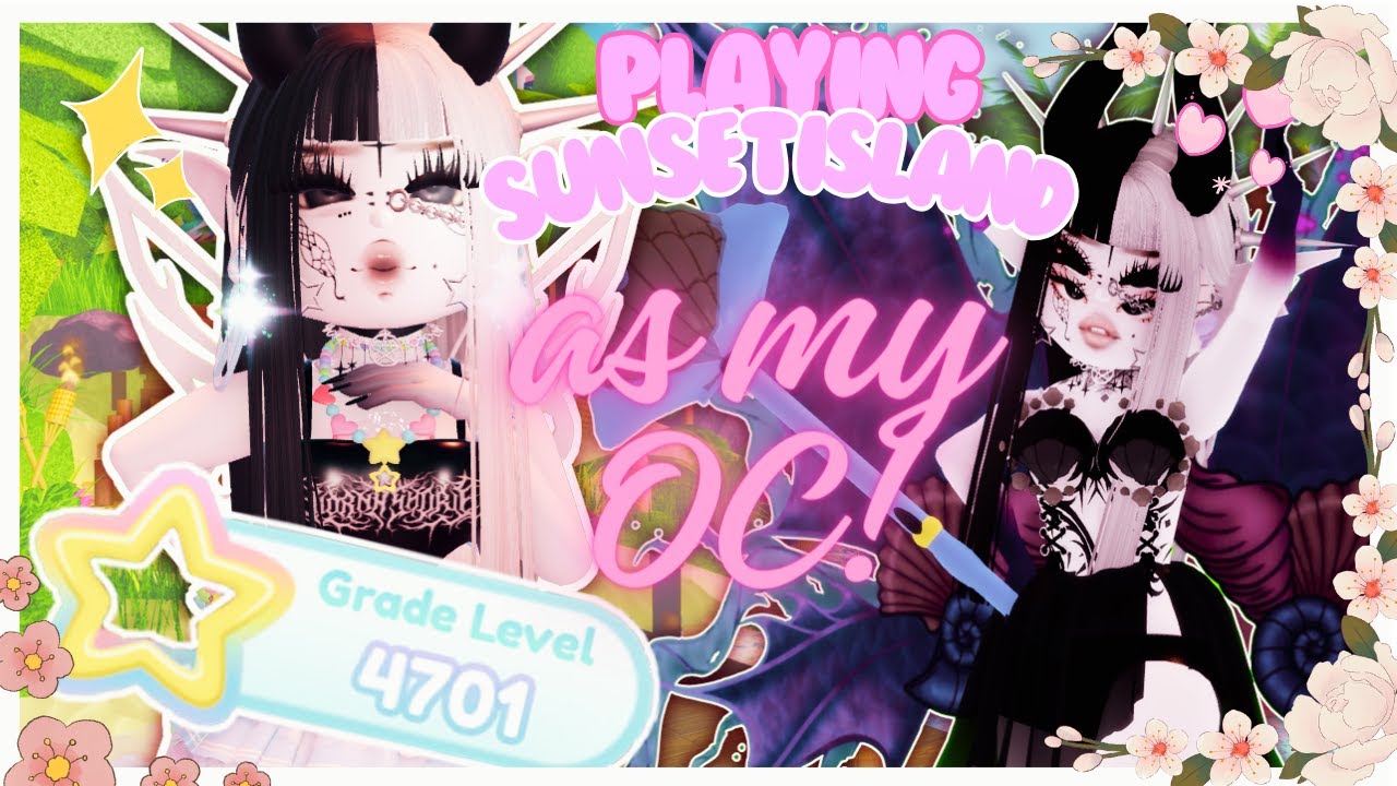 я одет как мой OC в SUNSET ISLAND ˚｡⋆୨୧˚royale high˚｡⋆୨୧˚