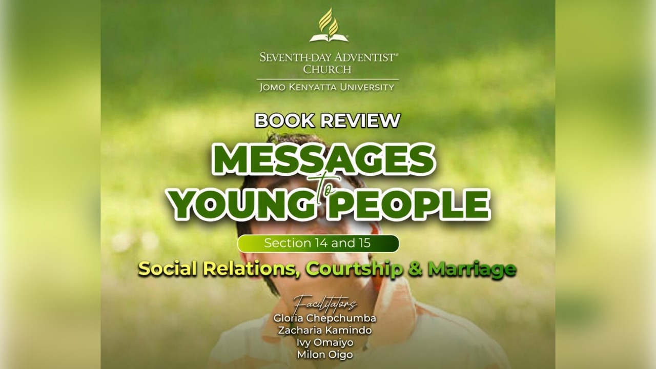 WEDNESDAY VESPERS II MESSAGES TO YOUNG PEOPLE || SECTION 14,15