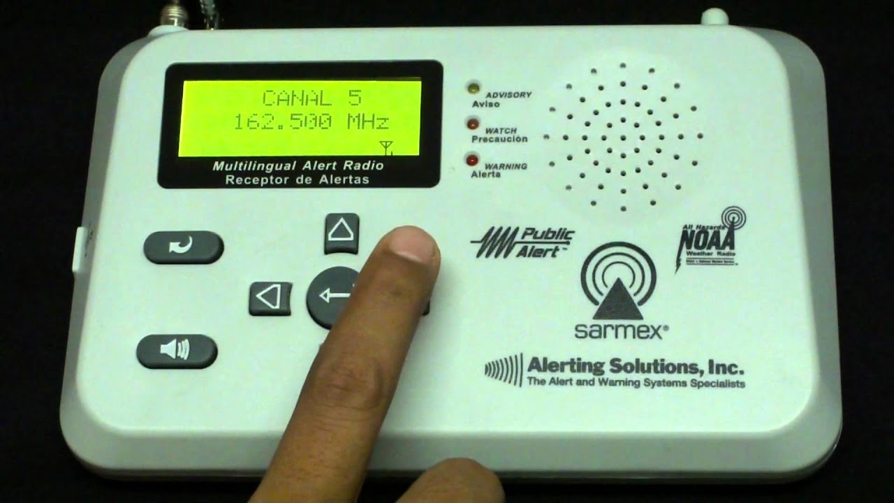 Configuración de la Alerta Sísmica del receptor sarmex