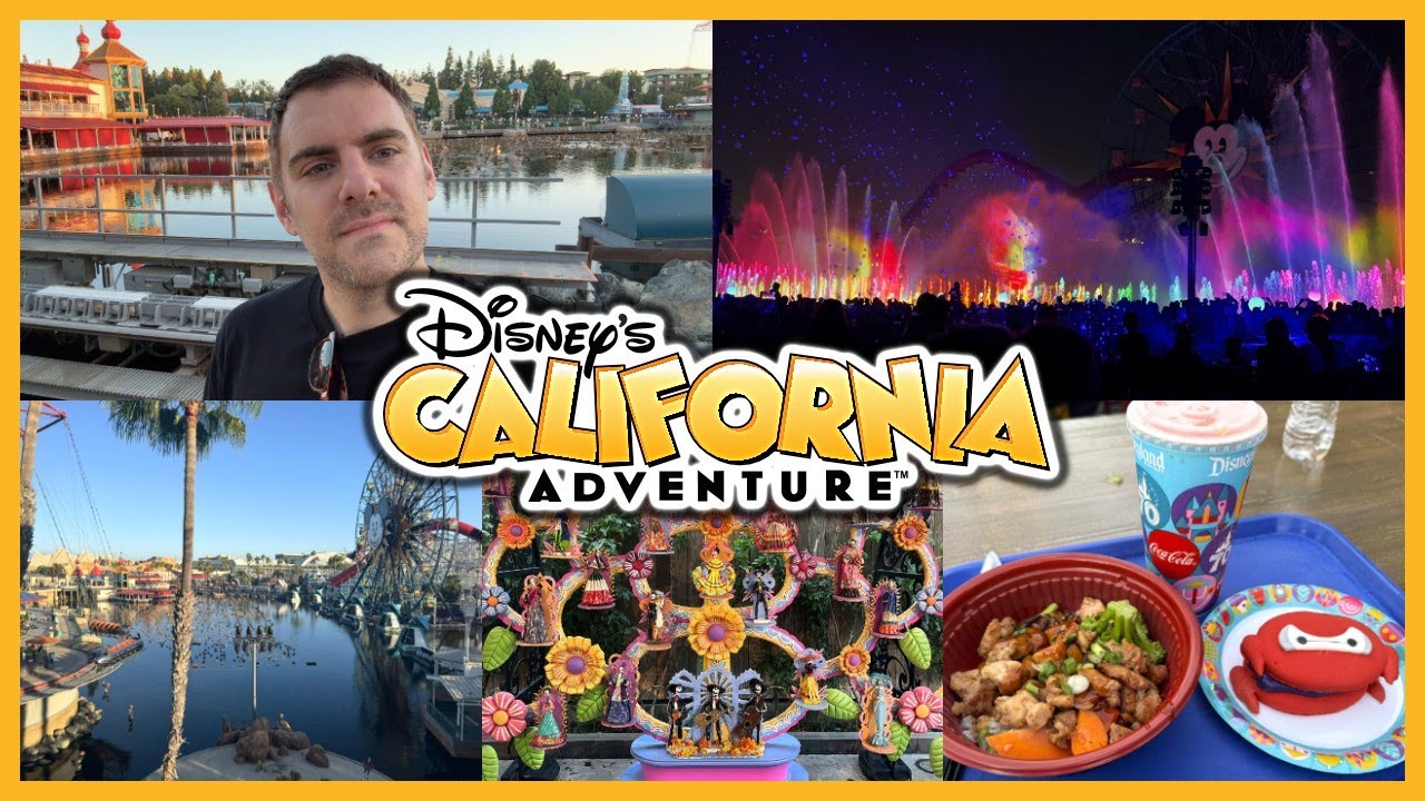 An Evening in DISNEY'S California Adventure | Rides, Food & World of Color