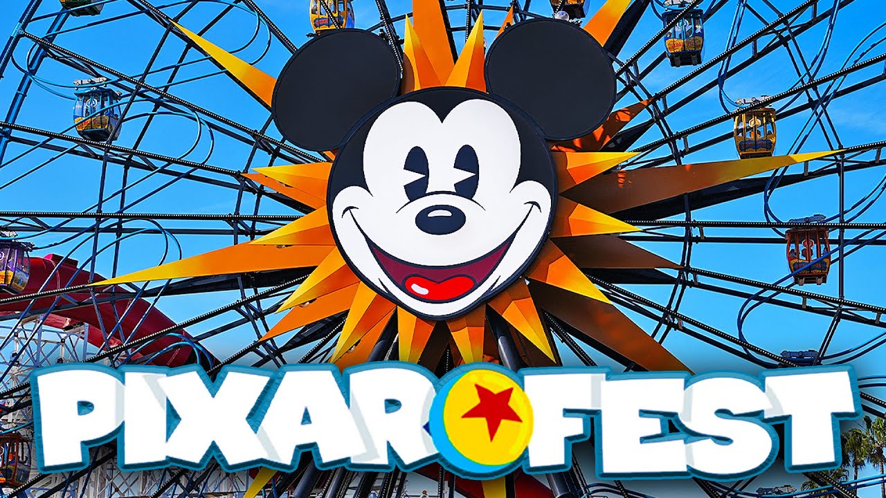 Pixar Fest at Disney California Adventure 2024 - Walkthrough, Parade & Incredicoaster [4K POV]
