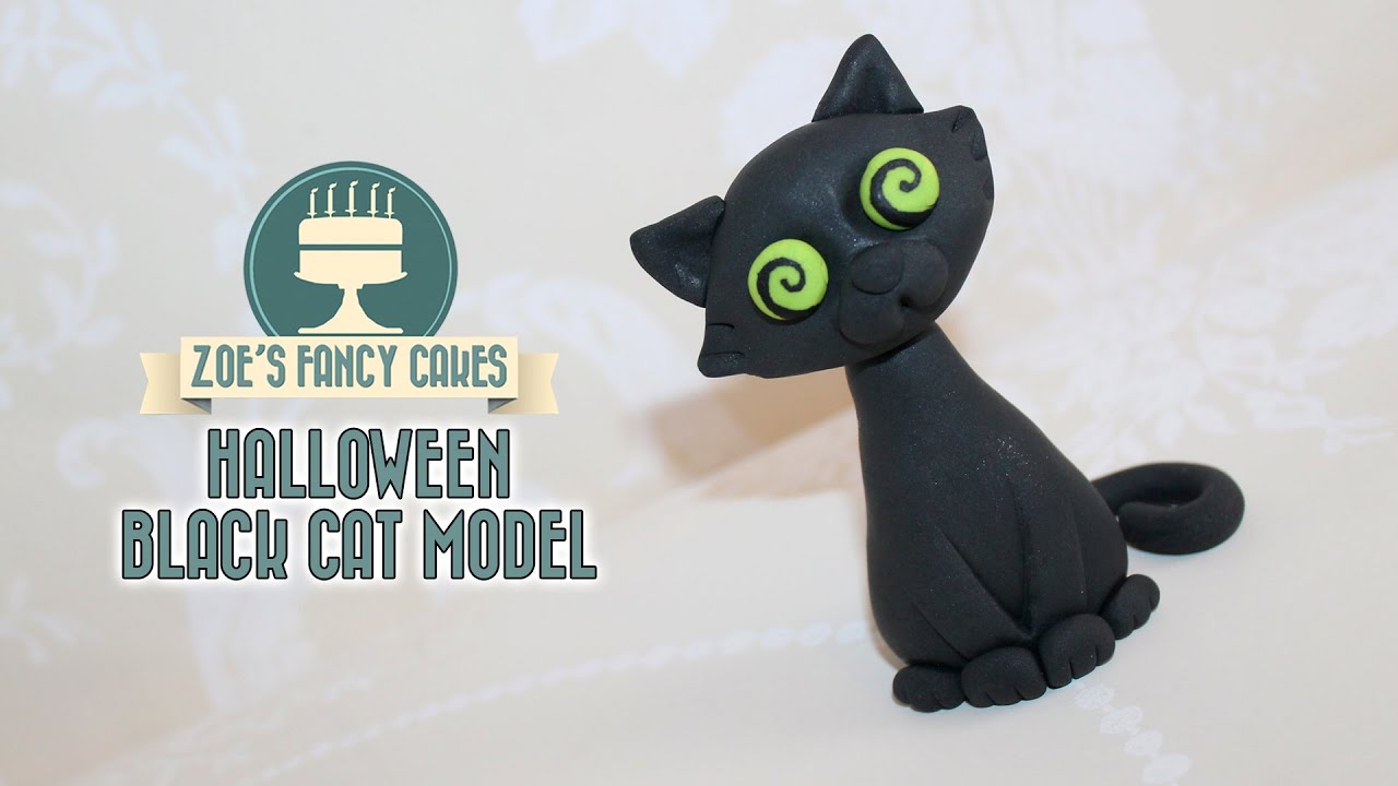 Модель черного кота: как сделать украшение на торт в виде черного кота