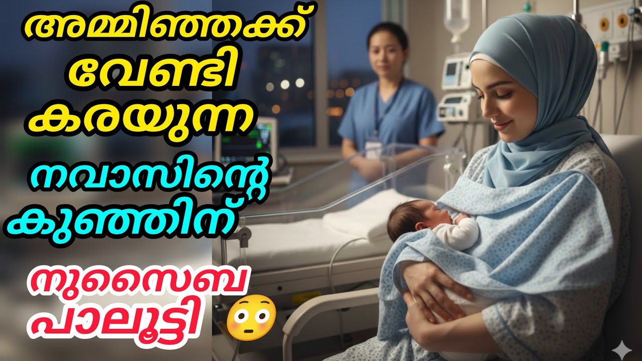 നസൈബ അമ്മിഞ്ഞക്ക് വേണ്ടി കരയുന്ന പൊന്നുമോനെ വാരിയെടുത്തു🥲അവൾ അമ്മിഞ്ഞ നൽകി#nusaiba#islamicstory 