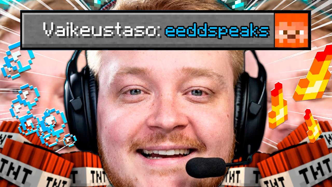 Koodasin Minecraftiin EEDDSPEAKS Vaikeustason