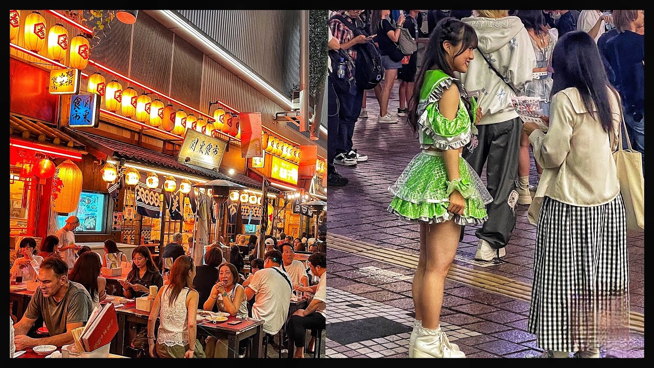 Tokyo Japan - Shibuya Summer Night Walk • 4K HDR
