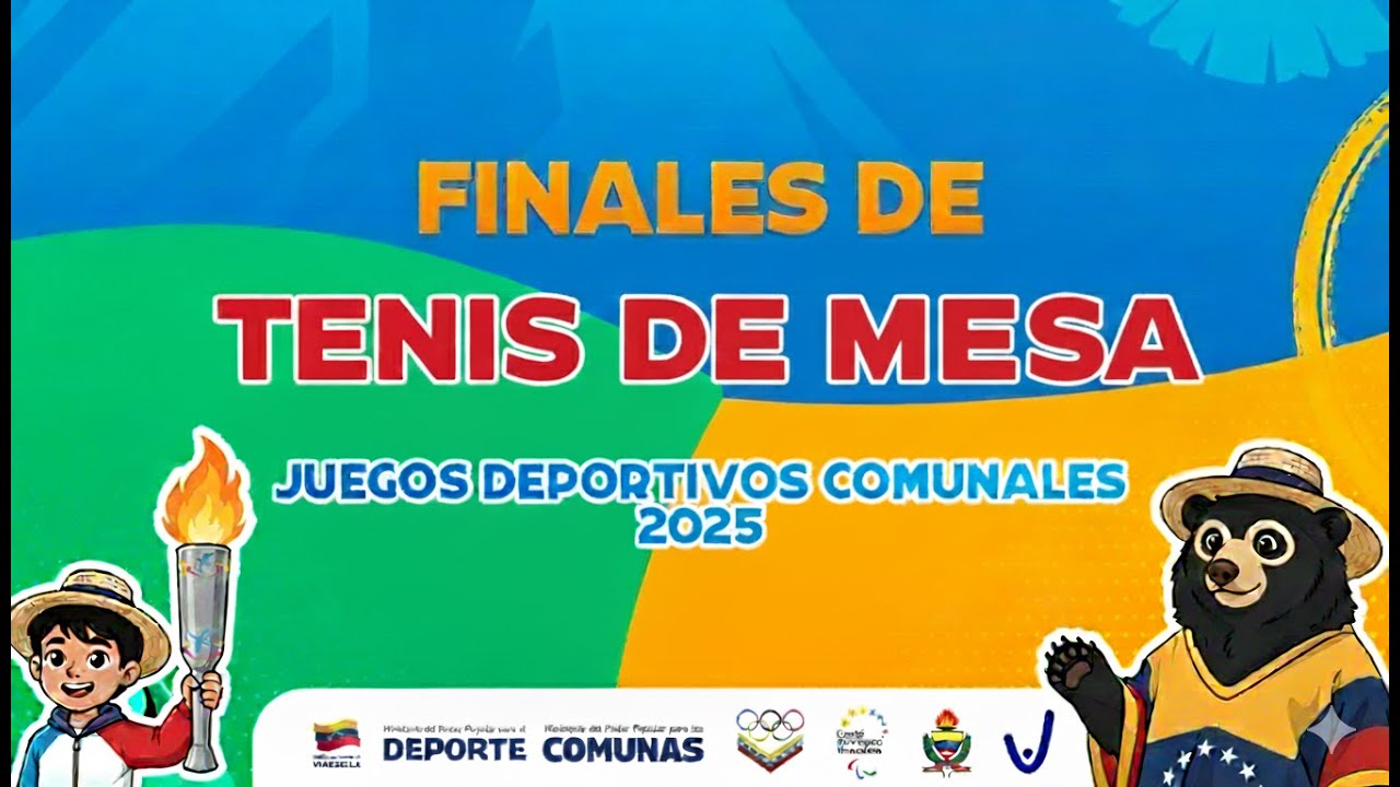 Jornada 7 SemiFinales  y Finales Tenis de Mesa III Juegos Deportivos Nacionales Comunales 2025