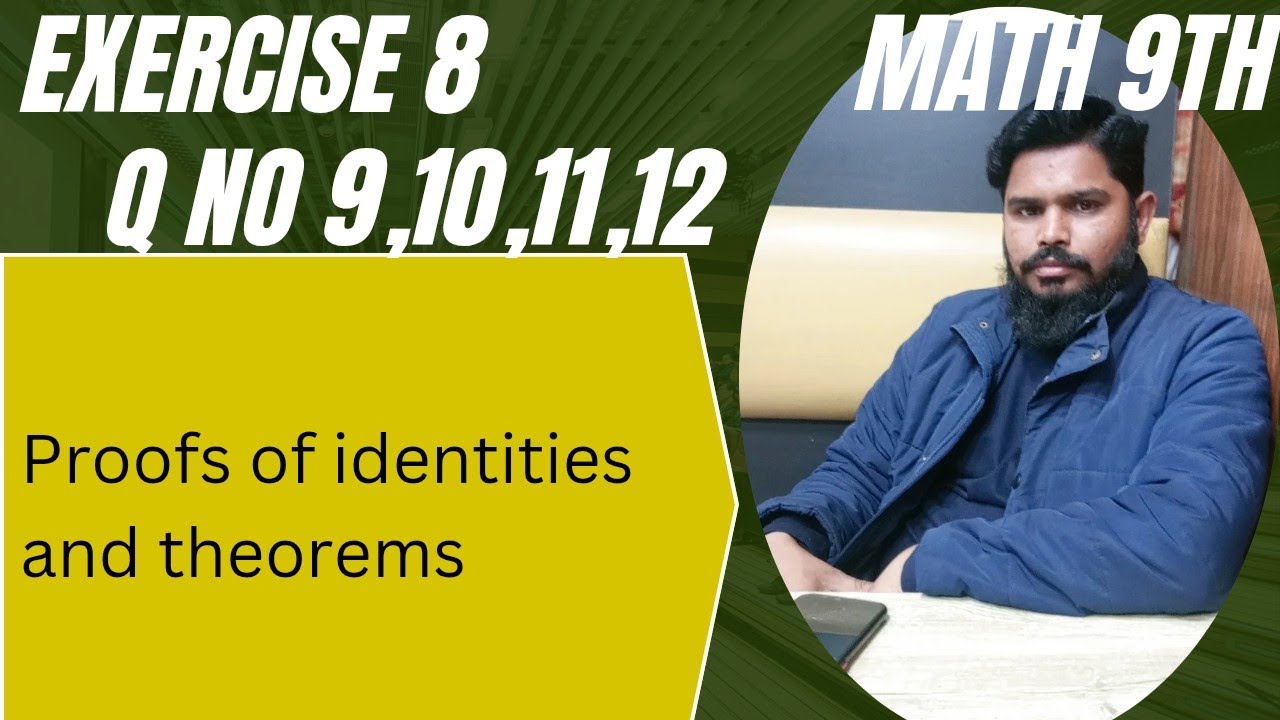 Ex 8 || Q 9,10,11,12 || Math 9th new book 