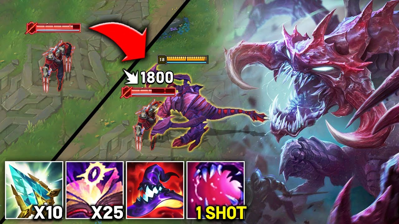 CHO'GATH BUT I CAN EAT YOU FROM FULL HEALTH! (1100 AP, 1800 TRUE DAMAGE)