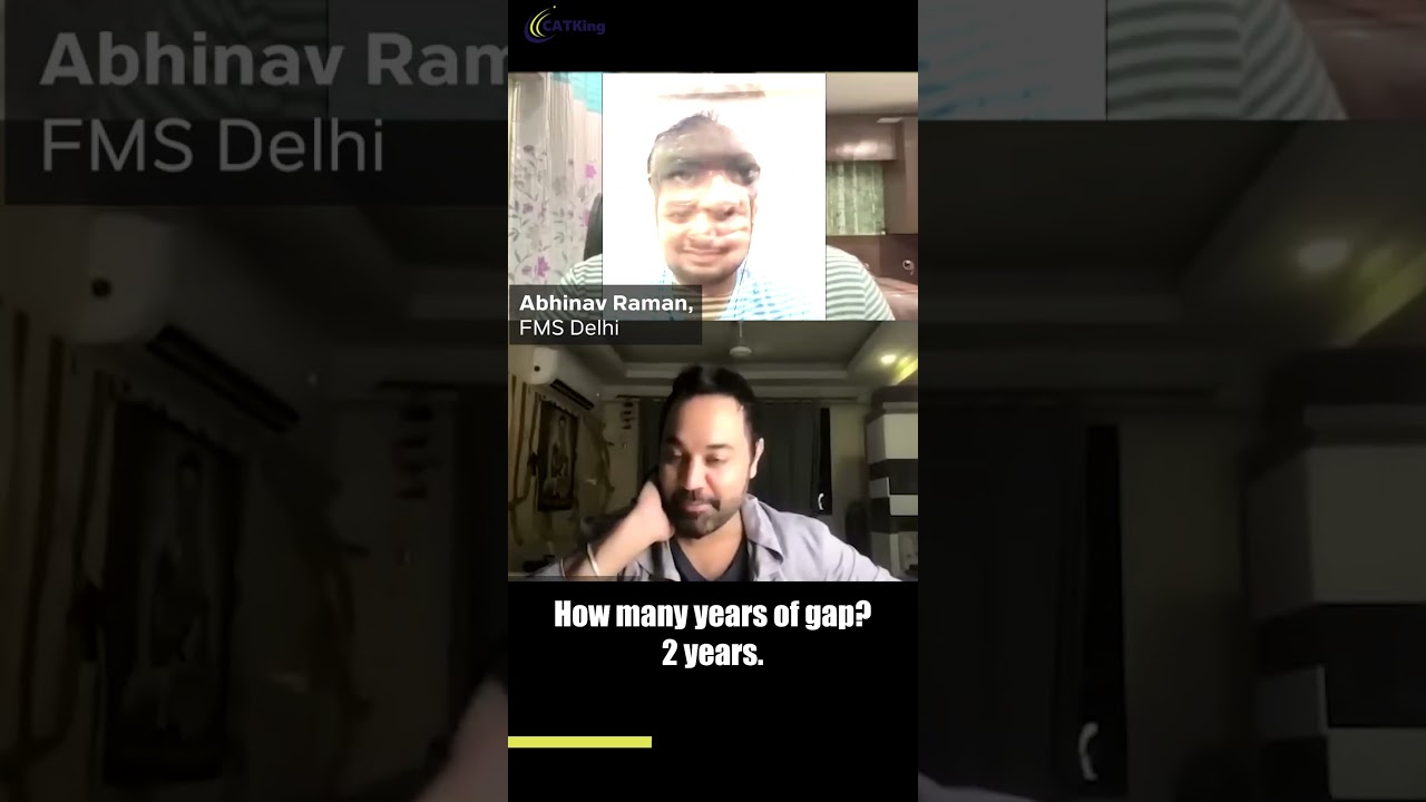 Does Gap Year Matter ? How to Justify Gap year Ft. Abhinav | Raman FMS Delhi