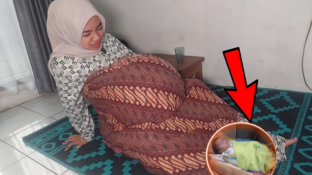 KAGET GARA2 JATUH‼️ IBU HAMIL TIBA2 SAKIT PERUT KONTRAKSI SAMPAI MELAHIRKAN SENDIRI SECARA NORMAL