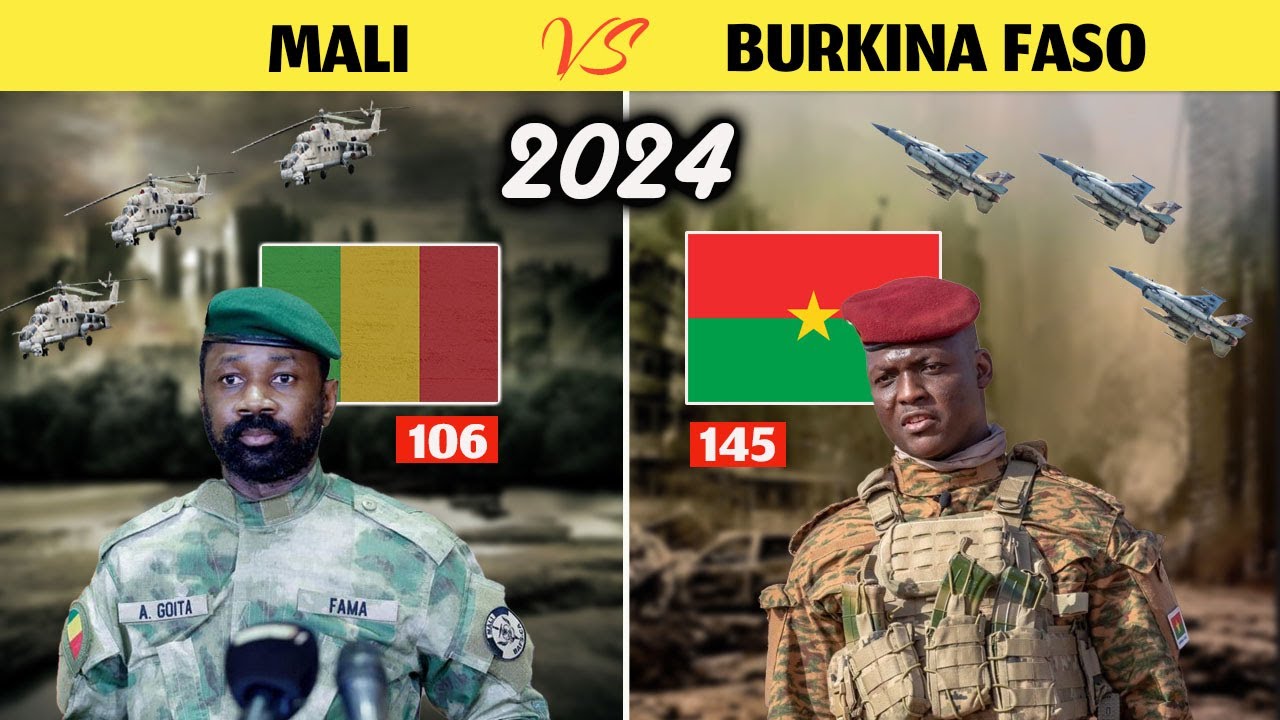 Comparaison des capacit&eacute;s militaires entre le Mali et le Burkina Faso