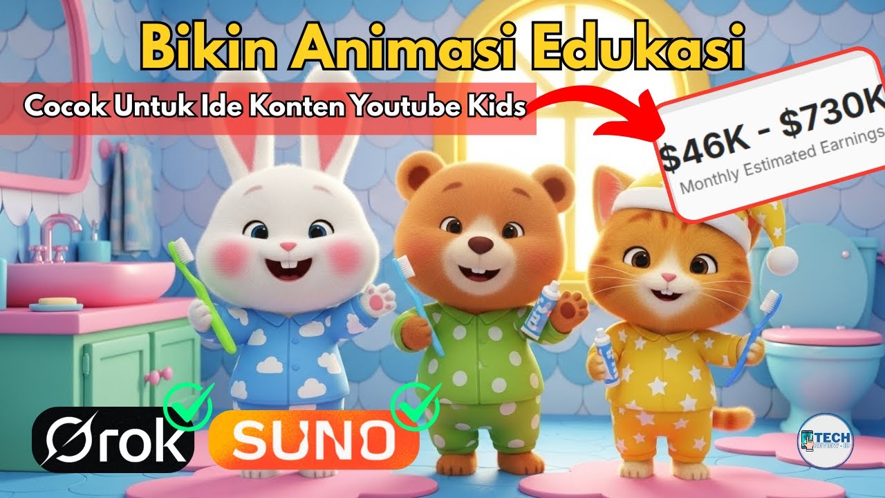 Cara Bikin Video Animasi Lagu Anak Edukatif Pakai AI (Gratis & Bisa Viral!)