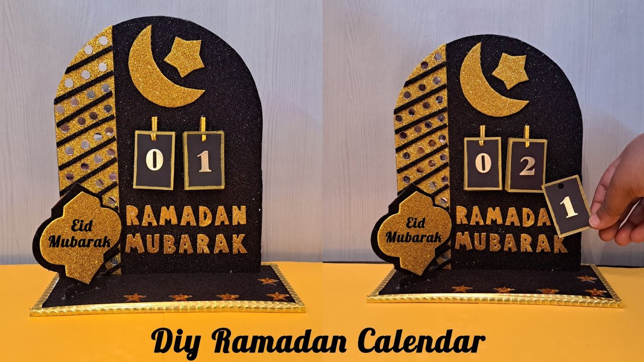 Handmade Ramadan Calendar | Handmade Ramadan Decor | Ramadan Craft | Diy Ramadan Decor #ramadan #diy