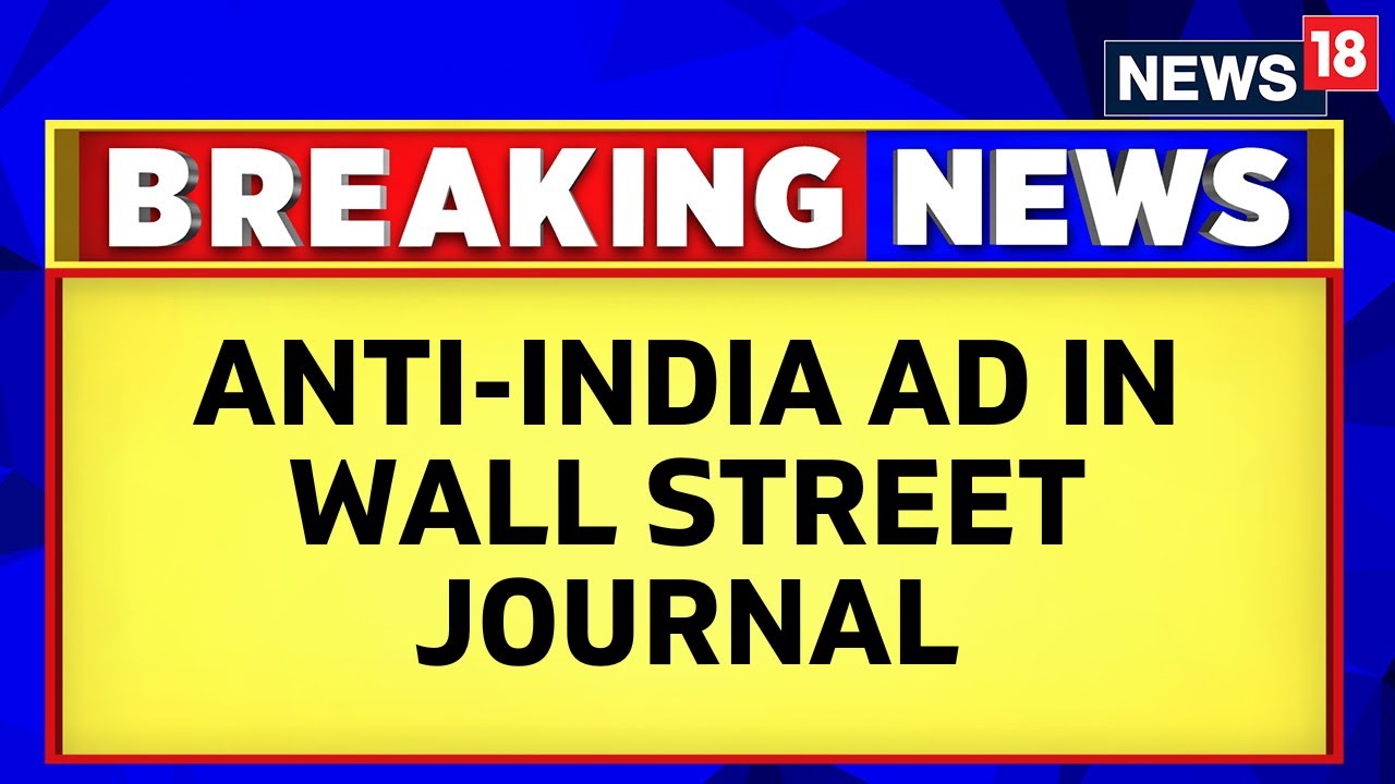 WSJ News | Anti Modi AD By WSJ Sparks Outrage On Indian Social Media | Latest News | English News