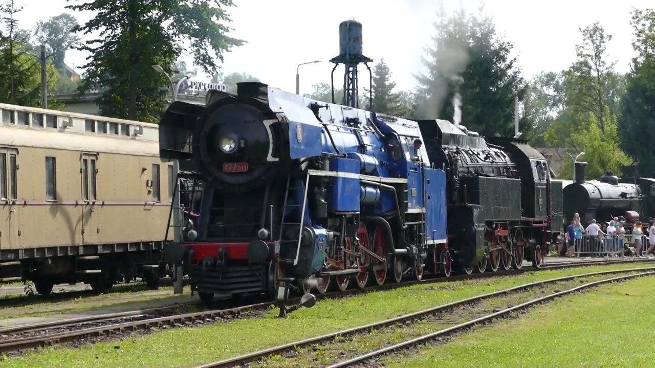 Parowozjada 2018  Słowacki parow&oacute;z 477 013  Chab&oacute;wka