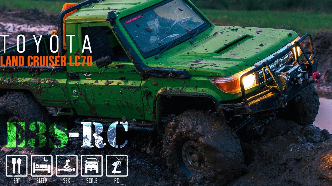 E3S-RC/ MUD Truck 4x4 Trail - Killerbody - Toyota LC70 Land Cruiser - RC4WD TF2 LWB