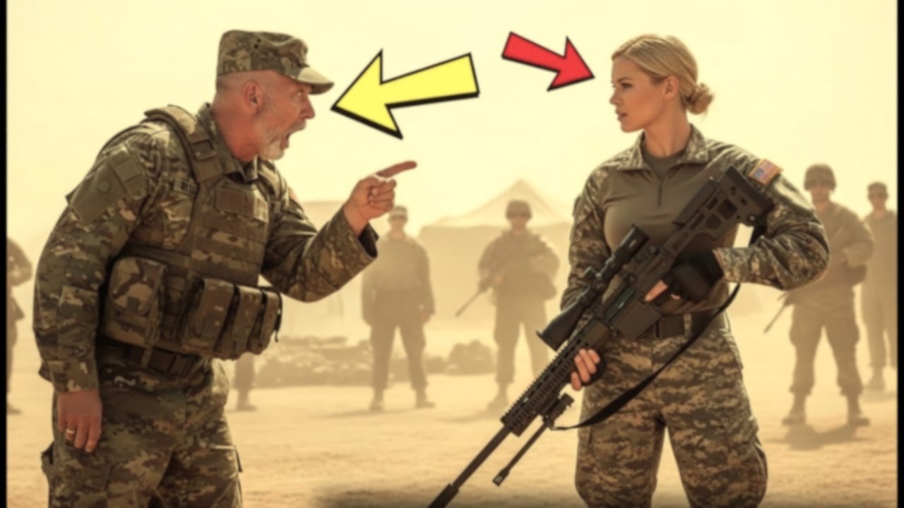 Who Trained You, the Sniper Chief Asked Her Answer, Left Him Frozen...