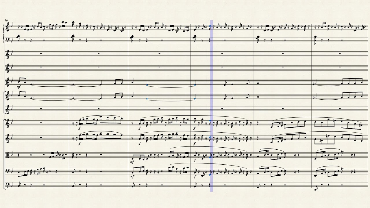 Nier Replicant - The Wretched Automatons in orchestral arrangement, with sheet music