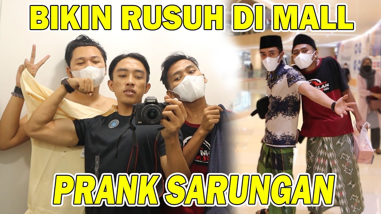 KETIKA SANTRI KE MALL PAKE SARUNG AUTO JADI PUSAT PERHATIAN!!!