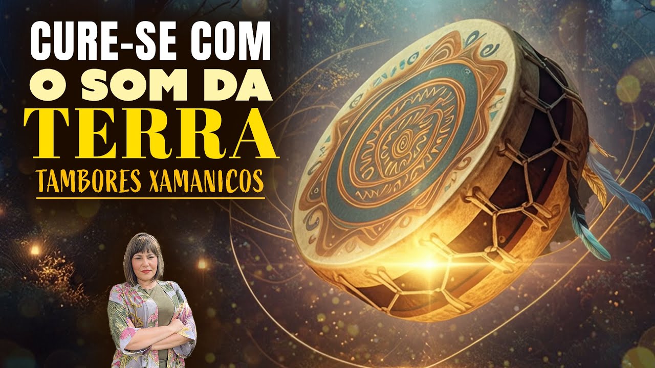 Tambor Xamânico para Cura Profunda | Frequência de Cura com Elementos Natureza Transformação