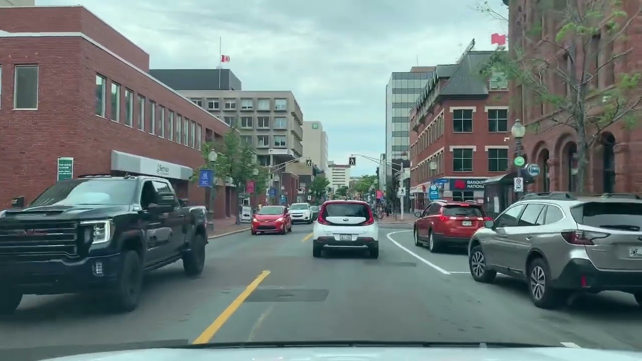 Driving around Dieppe and Downtown Moncton New Brunswick #moncton #newbrunswick