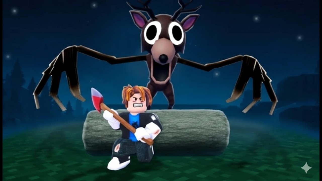 Can I Tame The DEER in 99 Nights in the Forest ROBLOX