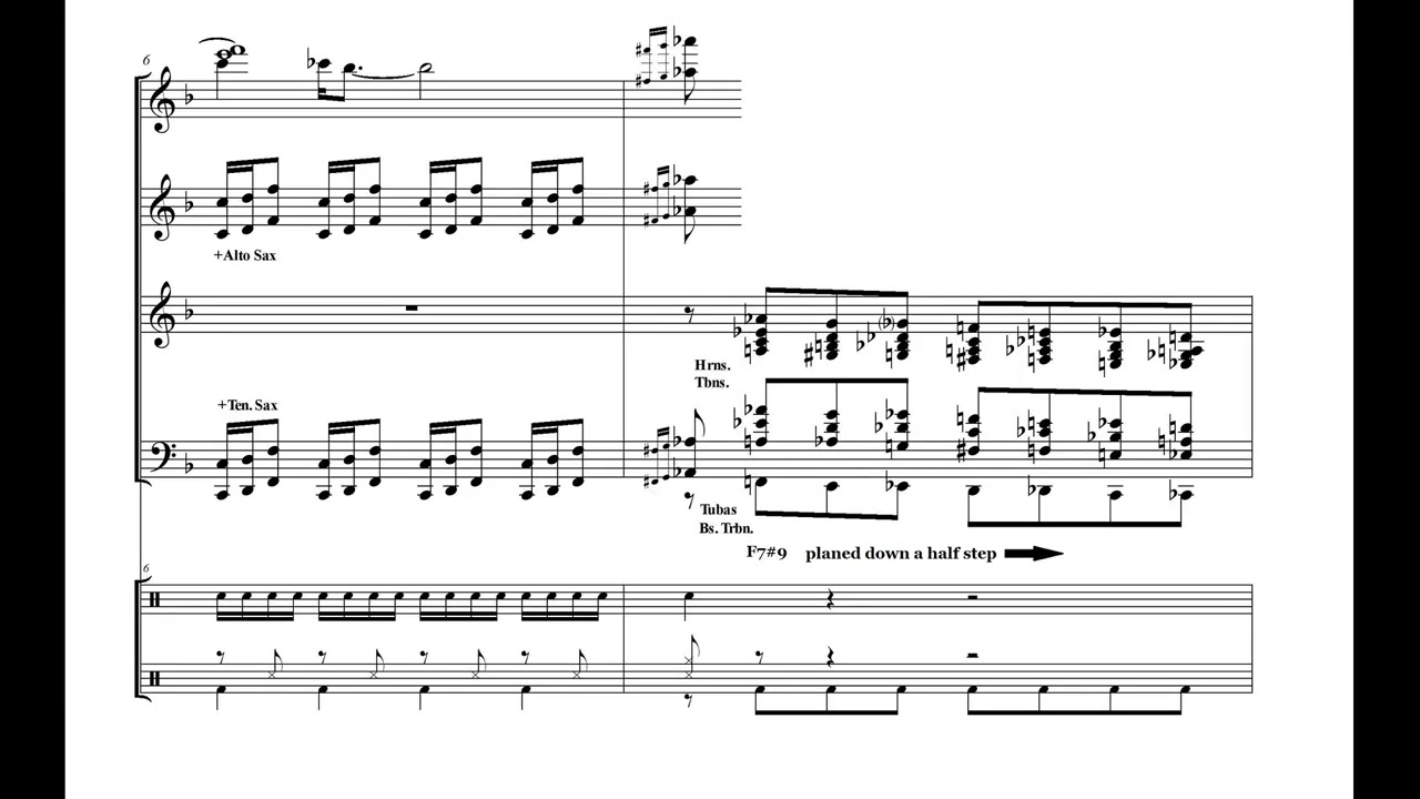 WIND BAND SCORE STUDY #46: Come Sunday (Thomas)