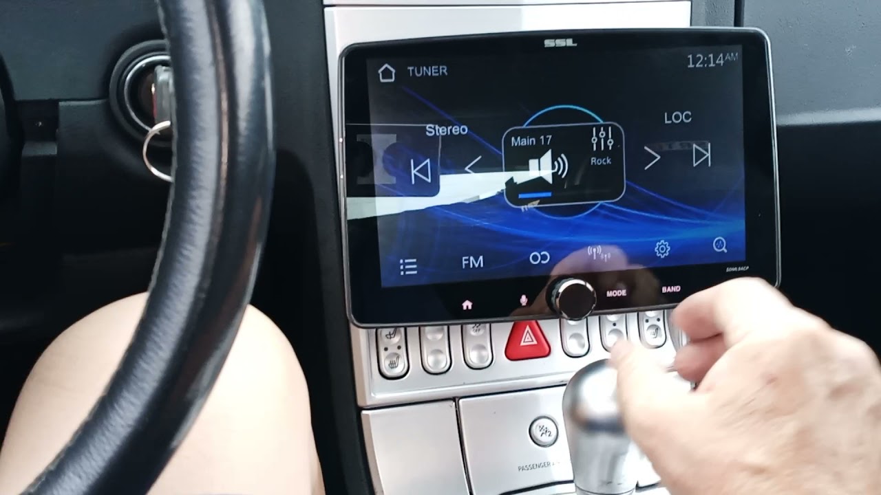 Installed 9" Touchscreen Stereo in Crossfire Roadster