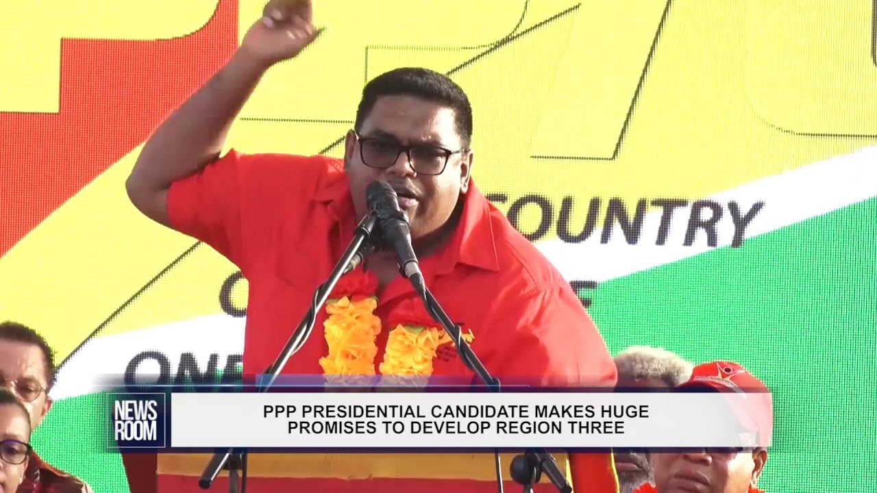 PPP PRESIDENTIAL CANDIDATE MAKES HUGE PROMISES TO DEVELOP REGION THREE