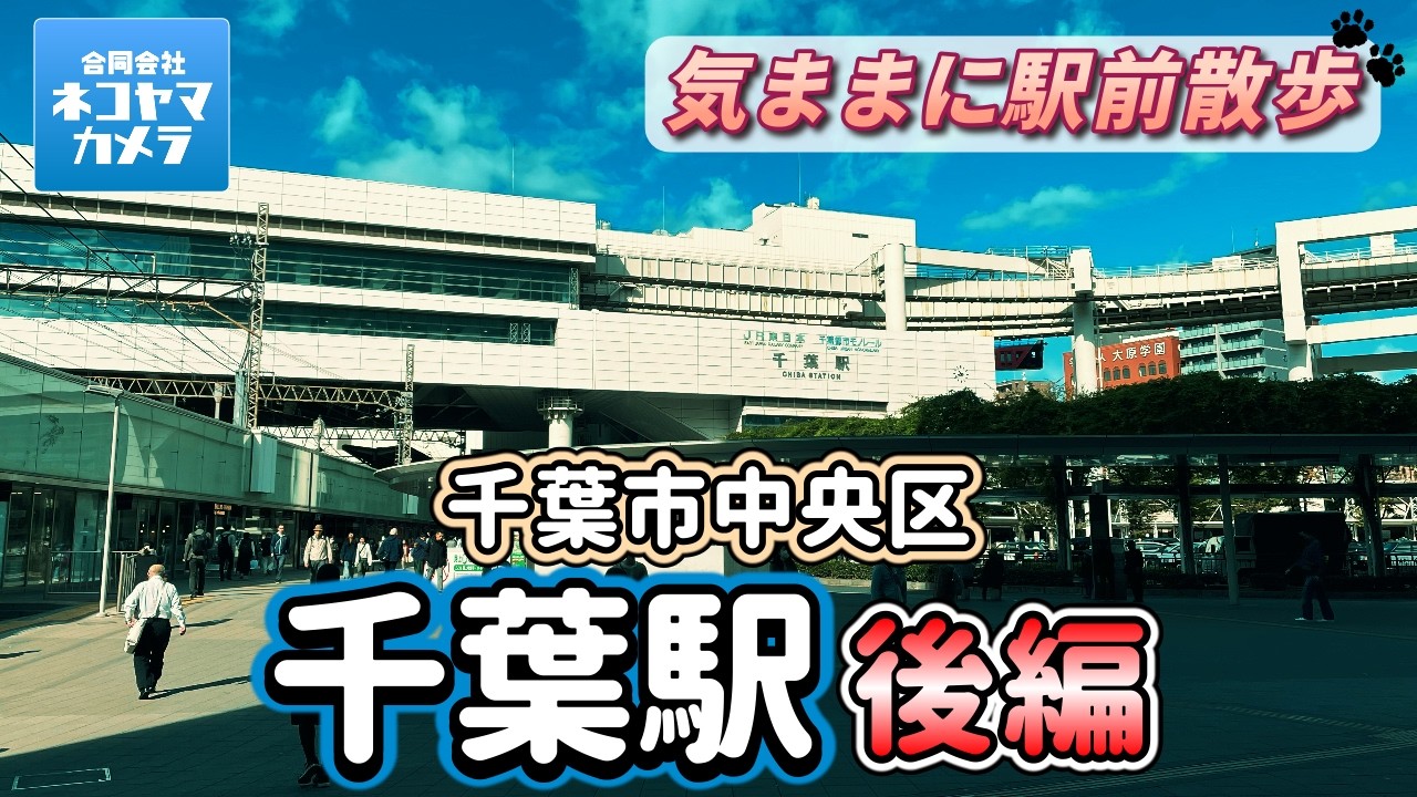 【千葉散歩#36】千葉県最大の街「千葉駅」周辺を歩いたよ！《後編》　千葉市中央区　#千葉県 #千葉市 #中央区