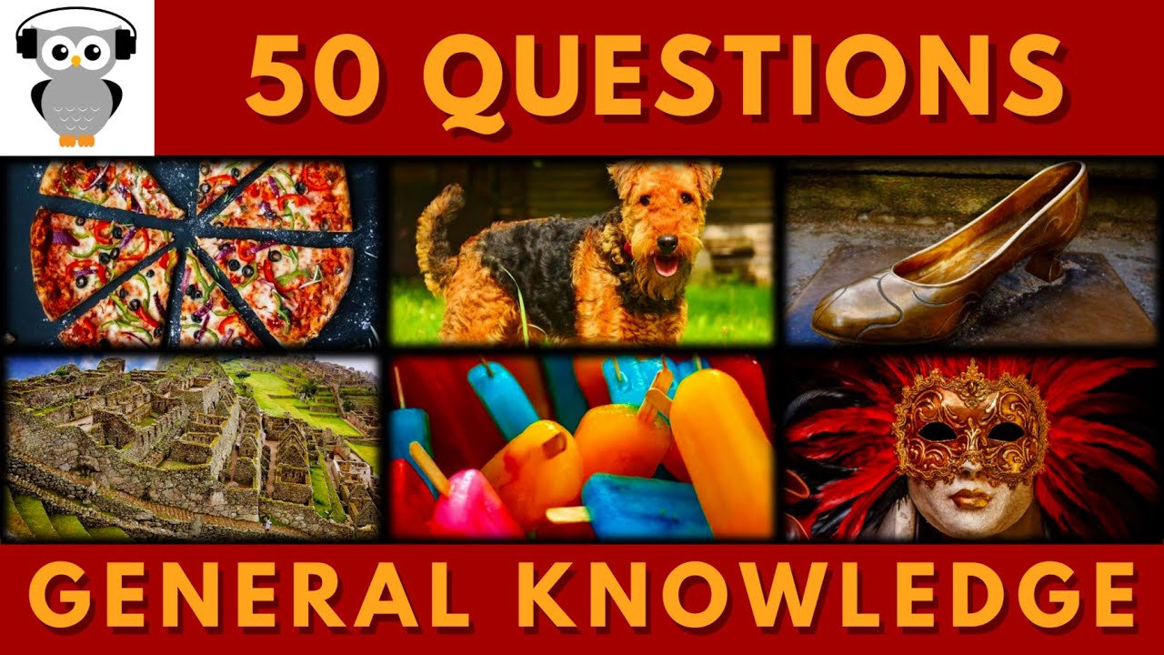 General Knowledge Quiz Trivia #45 | Pizza, Terrier Dog, Cinderella, Incas, Popsicle, Mardi Gras