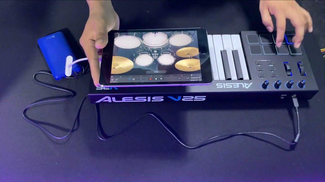 Unboxing!! controlador MIDI Alesis V25