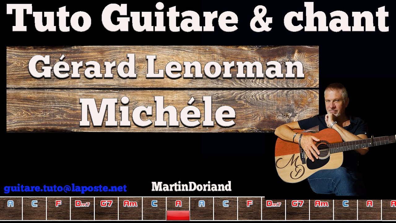 Tuto Guitare chant Gérard Lenorman Michèle