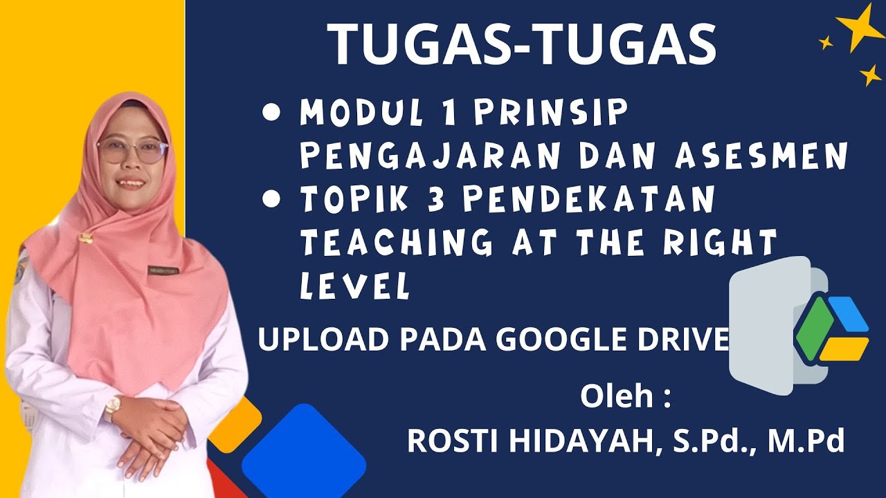 TUGAS PPG GURU TERTENTU MODUL 1 PRINSIP PENGAJARAN DAN ASESMEN TOPIK 3 TEACHING AT THE RIGHT LEVEL