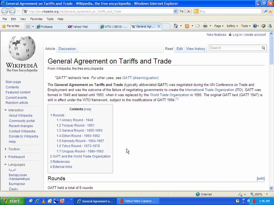 GATT & WTO & NAFTA  (video 2 of 3)