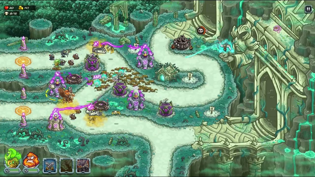 Kingdom Rush 5: Alliance [Безумец] → 19.Храм Павших