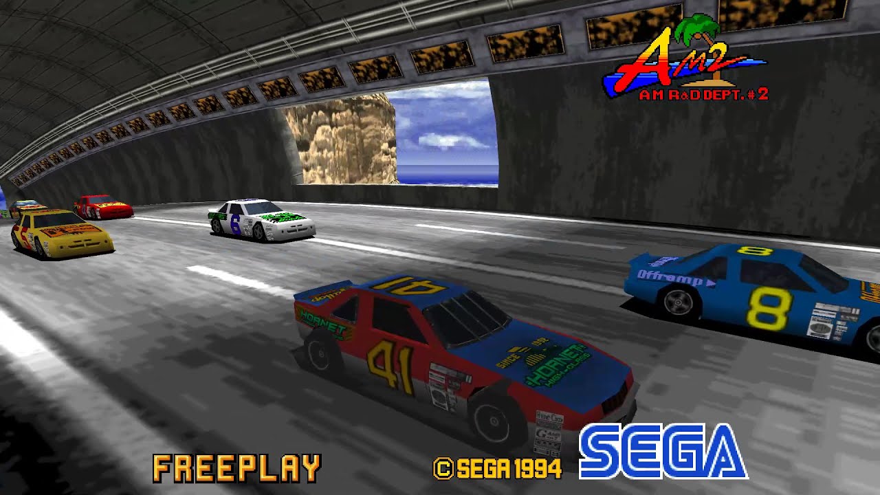 Daytona USA (Model 2 Emulator) | Expert track | Logitech G29 w/ H-Shifter