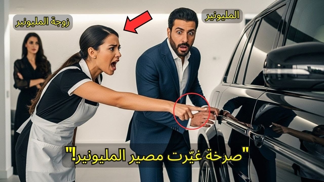 صرخة خادمة عربية أنقذت حياة المليونير… وزوجته كانت تخطط لقتله!