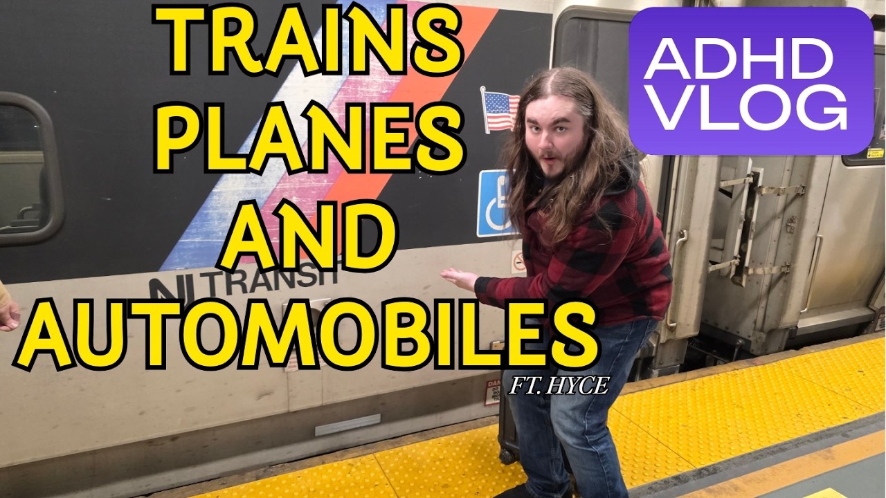 EVERYTHING WAS DELAYED. Snowstorm ADHD Travel Vlog