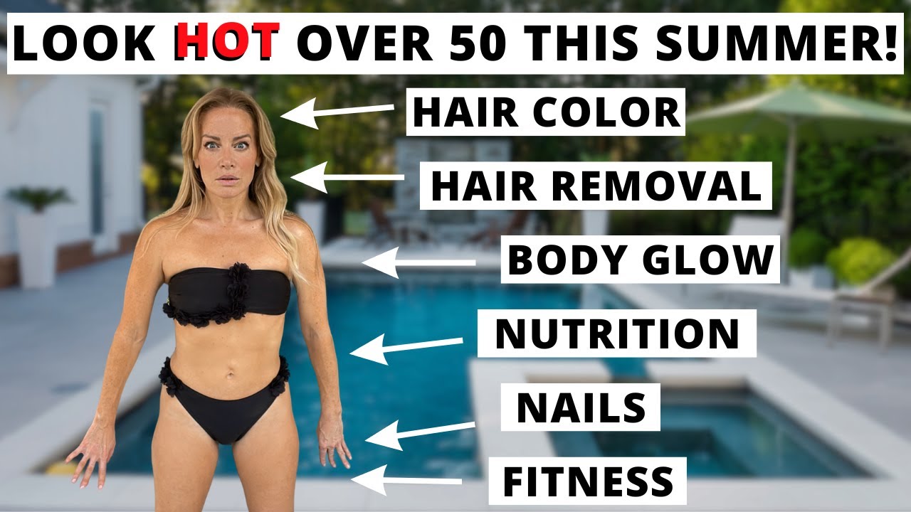 Head to toe GLOW UP routine to look HOT Over 45 ❤️‍🔥