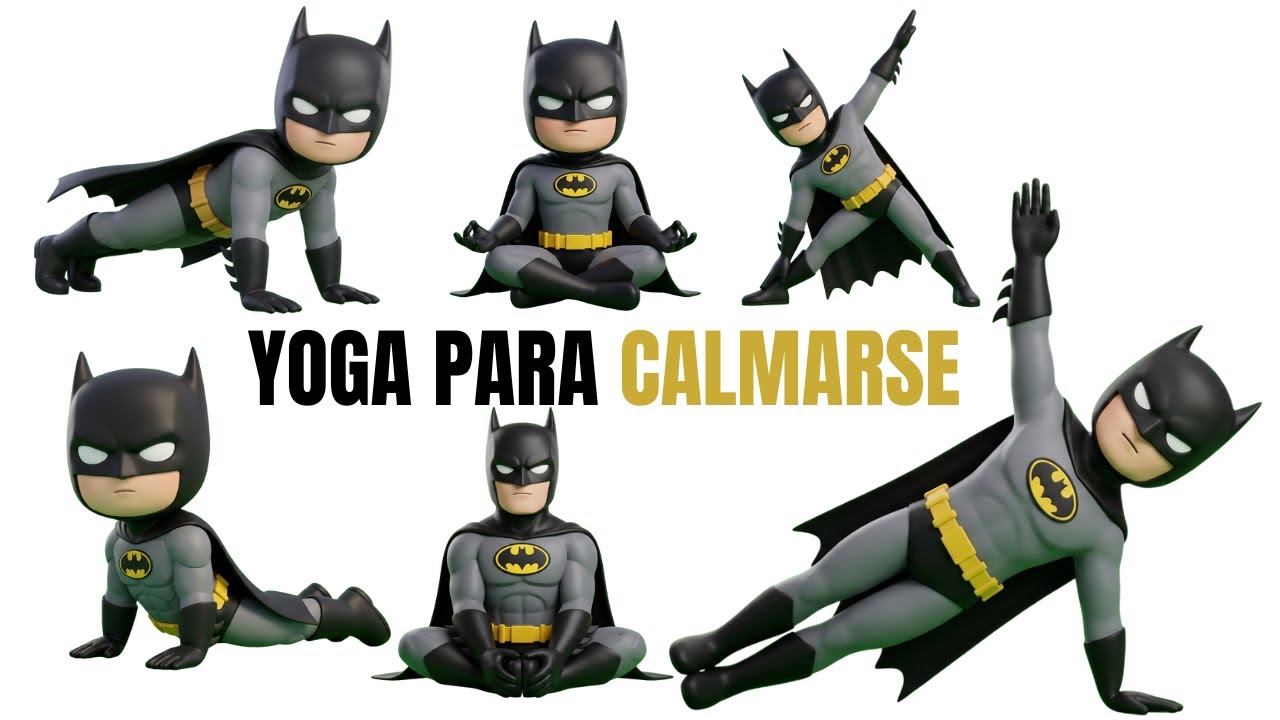 Yoga con Batman | Relajación profunda y cuerpo tranquilo | Yoga infantil