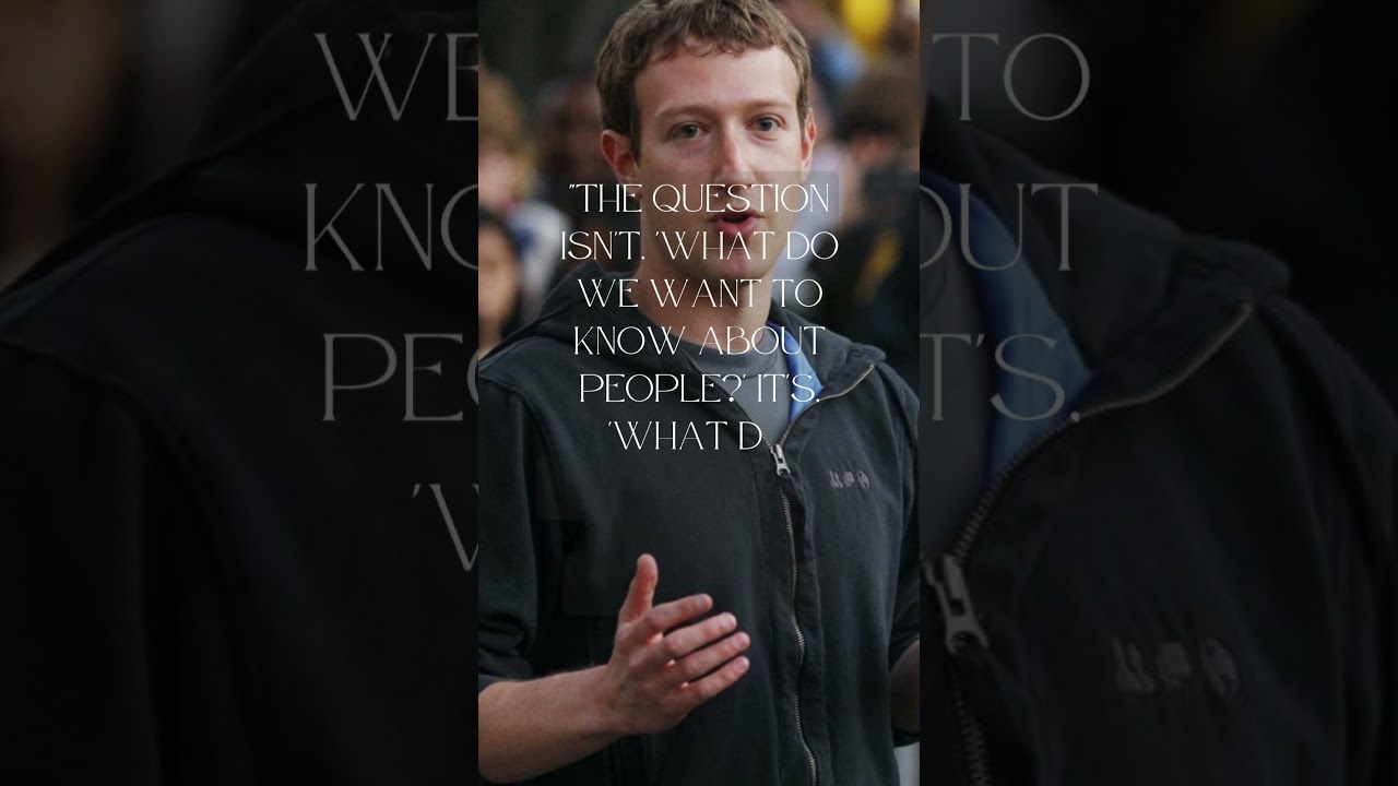 Mark Zuckerberg's Top Quotes & Wisdom for Success #MarkZuckerberg #Quotes #Innovation #Motivation