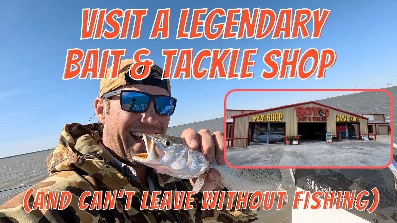 Visiting a Legendary Tackle Shop and Wade Fishing with Crazy Wind on the Texas Gulf Coast