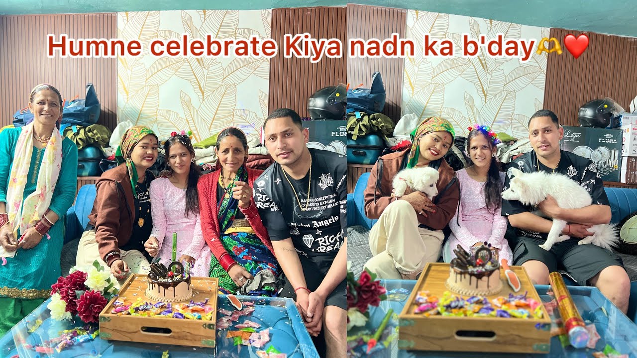 Humne kiy b'day celebrate sabki mne karayi party🥳🥳 #vlogger 