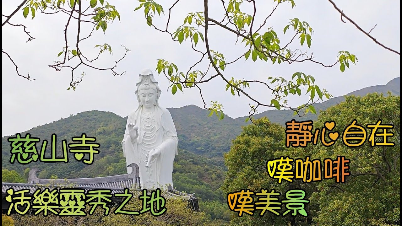 大埔(5)慈山寺, 不僅是一個宗教聖地, 更是欣賞自然美景的理想地方, 還有提供免費手沖咖啡及餅點, 來這裡感受輕鬆自在, 心靈寧靜
