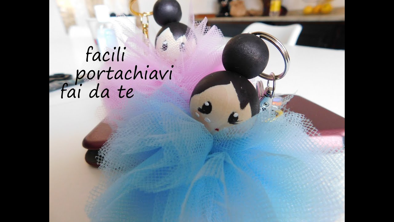 Facili portachiavi fai da te