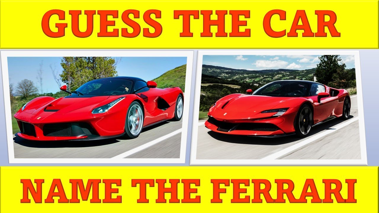 Guess the Ferrari Car Model | Car Logo Quiz | Car Quiz