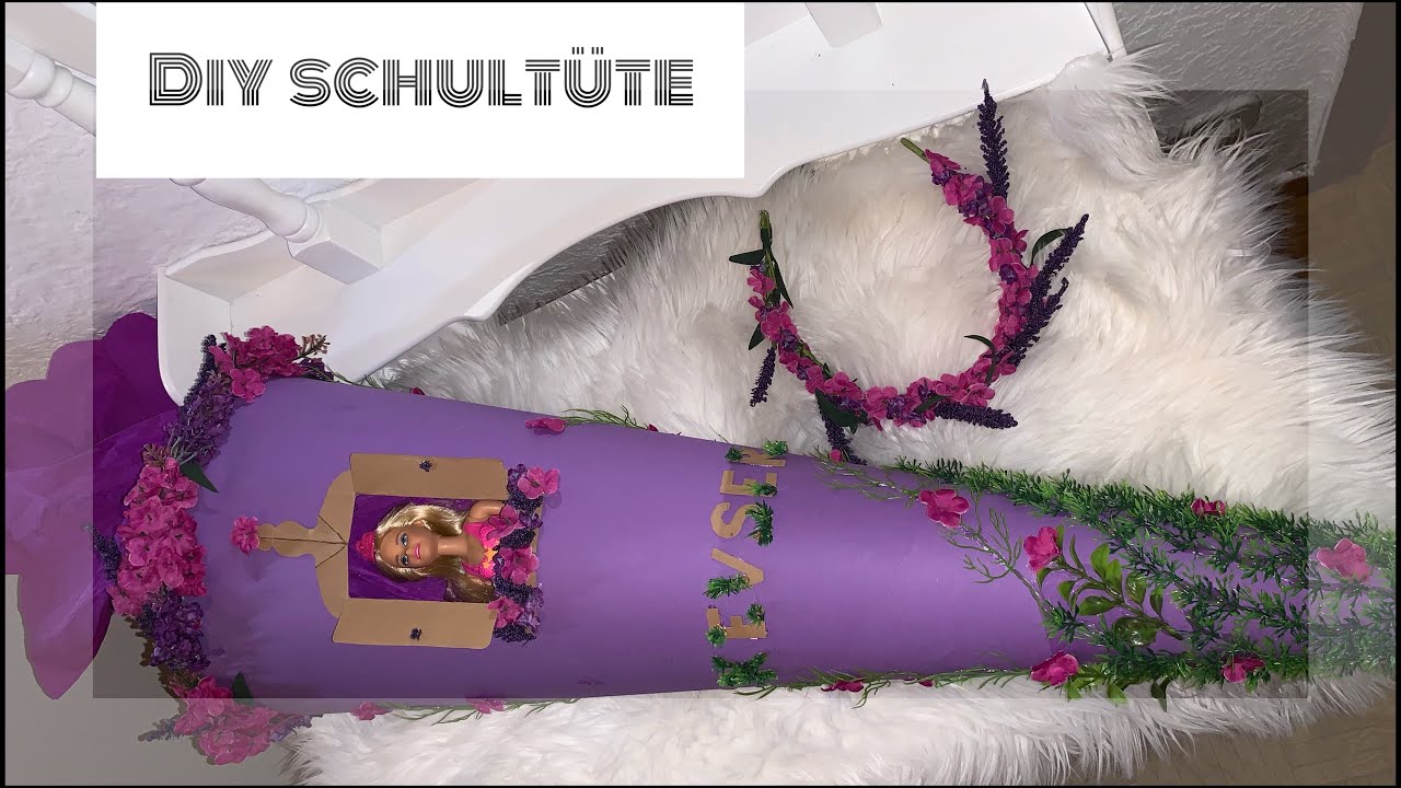 Kevsers DIY SCHULTÜTE mit einer Barbie Puppe 